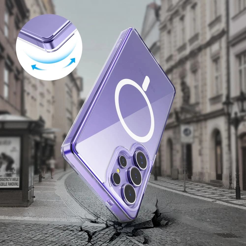 Tech-Protect Flexair Hybrid MagSafe Samsung Galaxy S25 Ultra Klar - 5