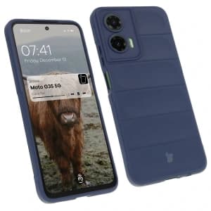 Bizon Case für Motorola Moto G35 5G navy blau
