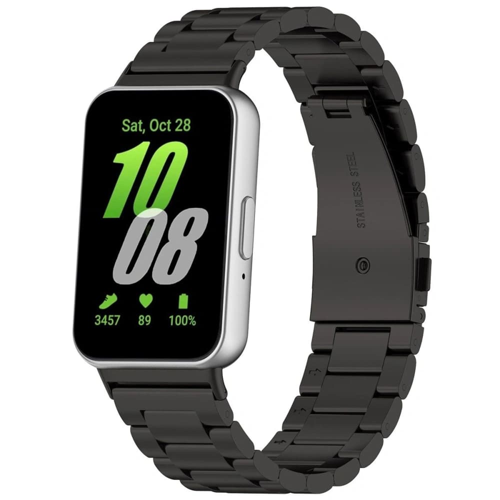 Bizon Strap Watch Aura Samsung Galaxy Fit 3 black - 2