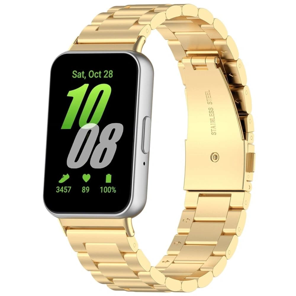 Bizon Strap Watch Aura Samsung Galaxy Fit 3 gold - 2