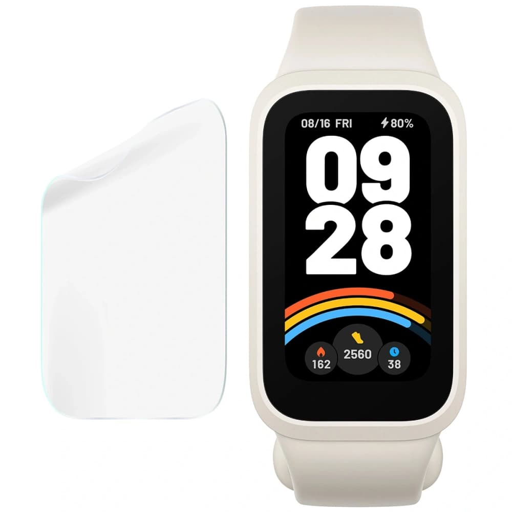 Bizon Glass Watch Hydrogel Xiaomi Smart Band 9 Active / Redmi Band 3 [2 PACK] - 4