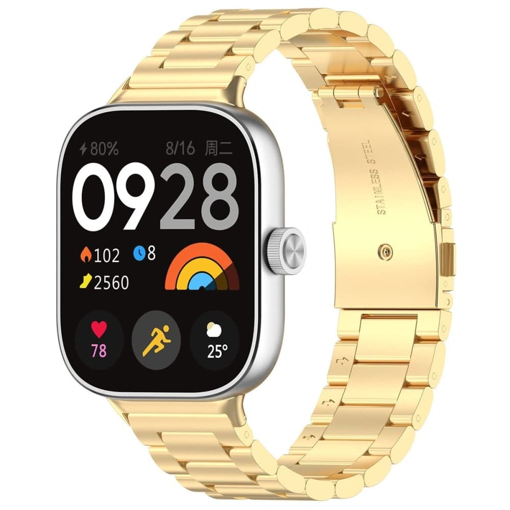 Bizon Strap Uhr Aura Xiaomi Redmi Uhr 4 / Smart Band 8 Pro / 9 Pro gold - 2