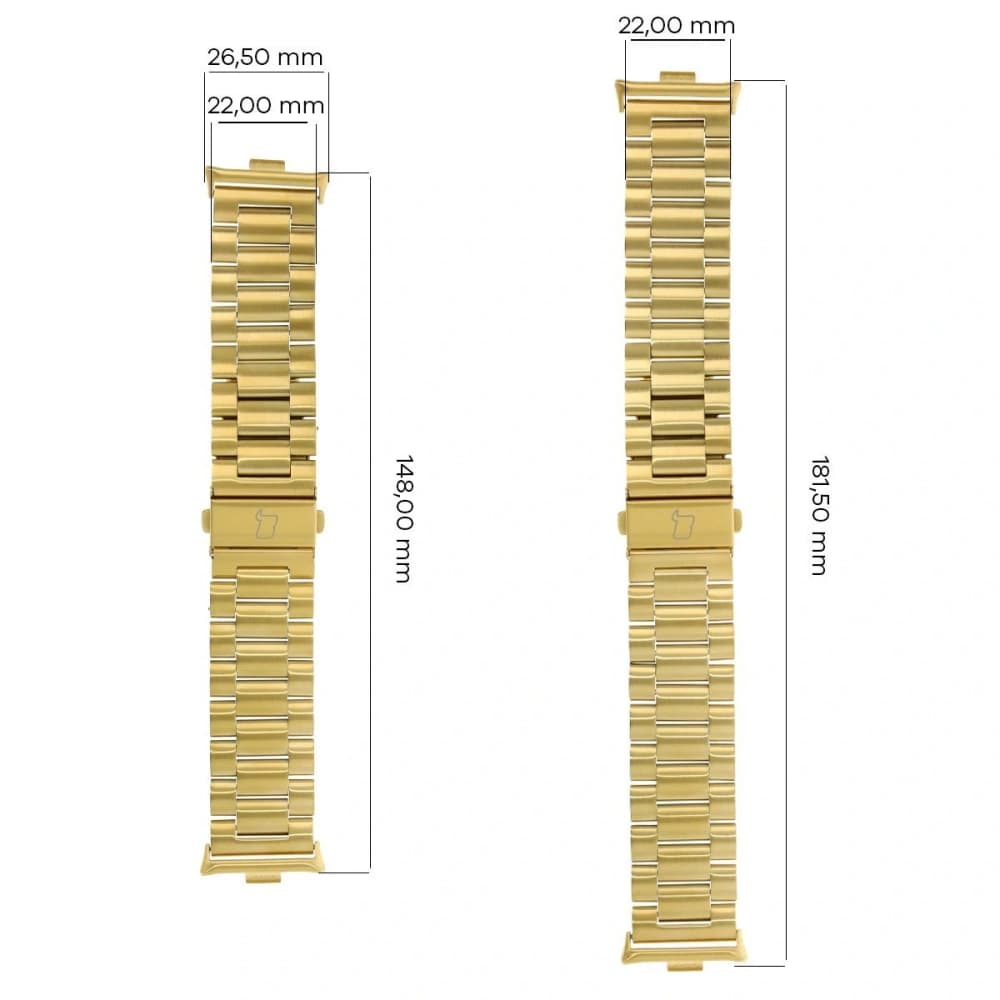 Bizon Strap Uhr Aura Xiaomi Redmi Uhr 4 / Smart Band 8 Pro / 9 Pro gold - 3