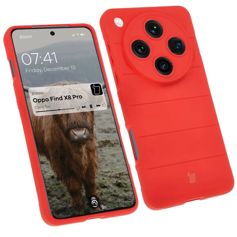 Bizon Case Tur Oppo Find X8 Pro red - 1