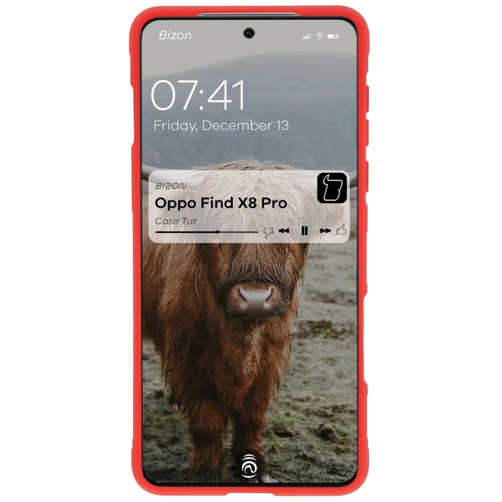 Bizon Case Tur Oppo Find X8 Pro red - 5