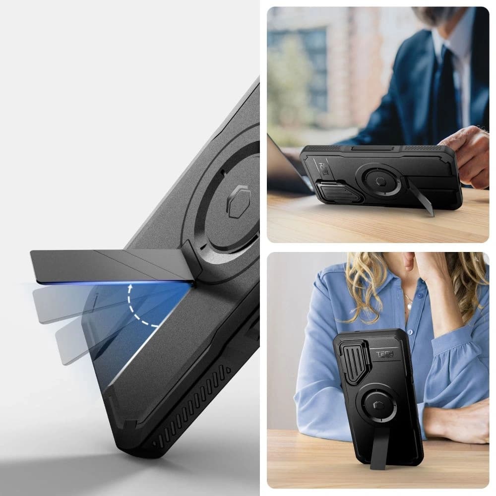 Tech-Protect Kevlar MagSafe+ Samsung Galaxy S25 Schwarz - 3