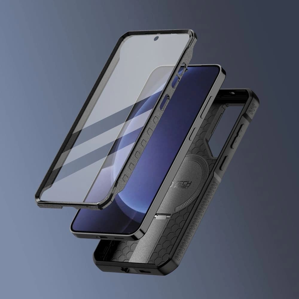 Tech-Protect Kevlar MagSafe+ Samsung Galaxy S25 Schwarz - 4