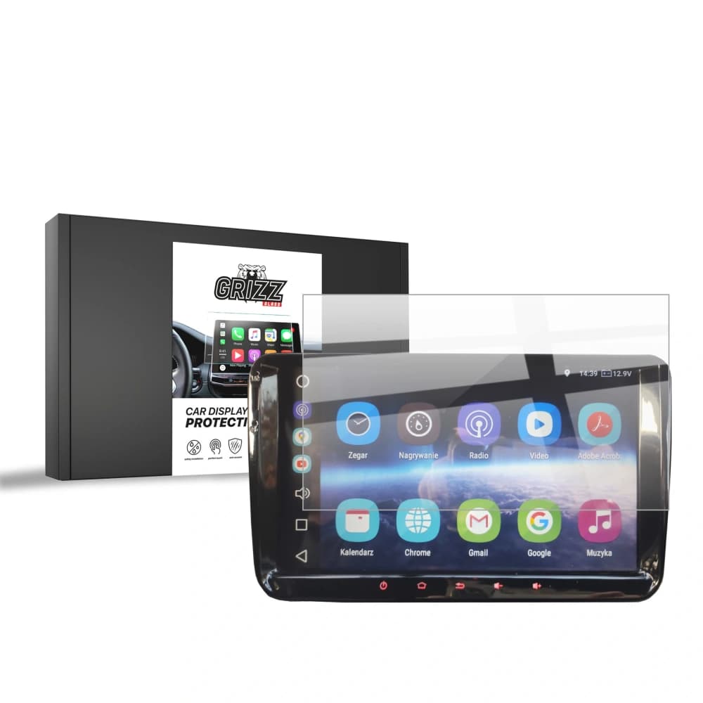 Ceramic GrizzGlass CarDisplay Protection Volkswagen VW Golf 6 GTI 9" Android Radio - 1