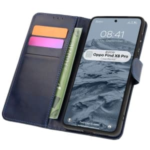 Bizon Case Pocket Oppo Find X8 Pro navy blue
