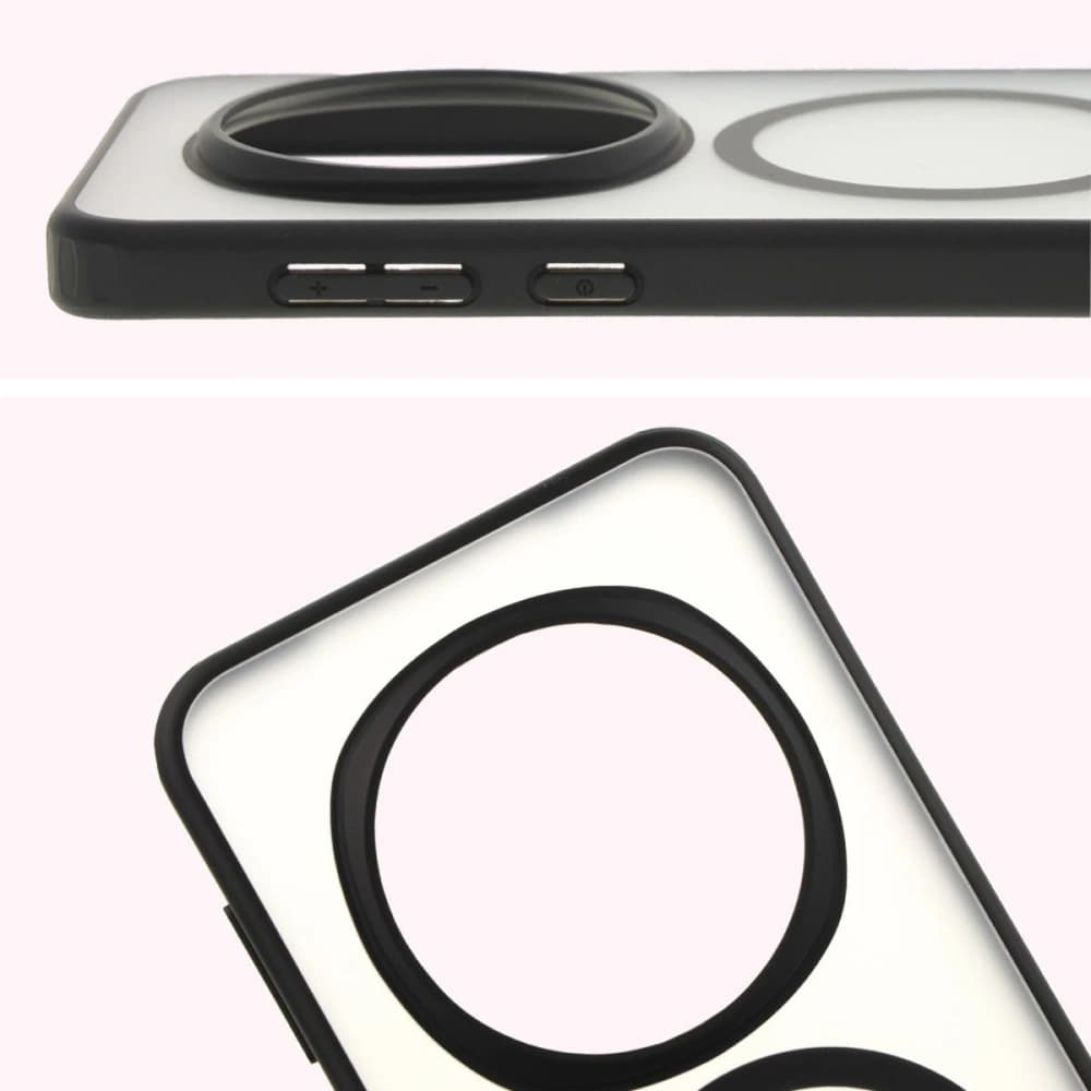 Bizon Case MatteO Honor Magic7 Pro transparent mit schwarzem Rahmen - 4