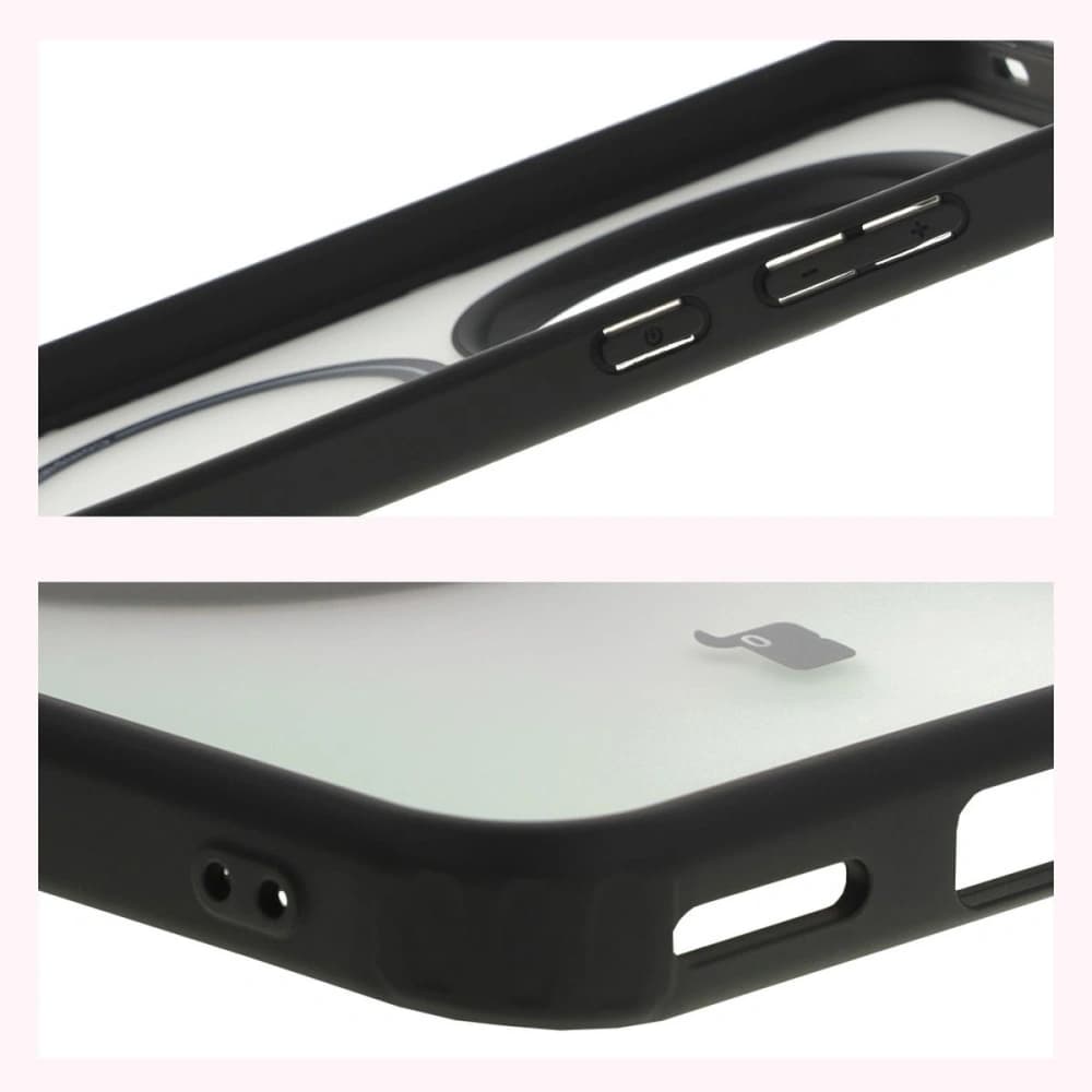 Bizon Case MatteO Honor Magic7 Pro transparent mit schwarzem Rahmen - 5