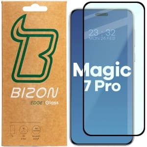 Bizon Glass Edge 3D Honor Magic7 Pro black frame