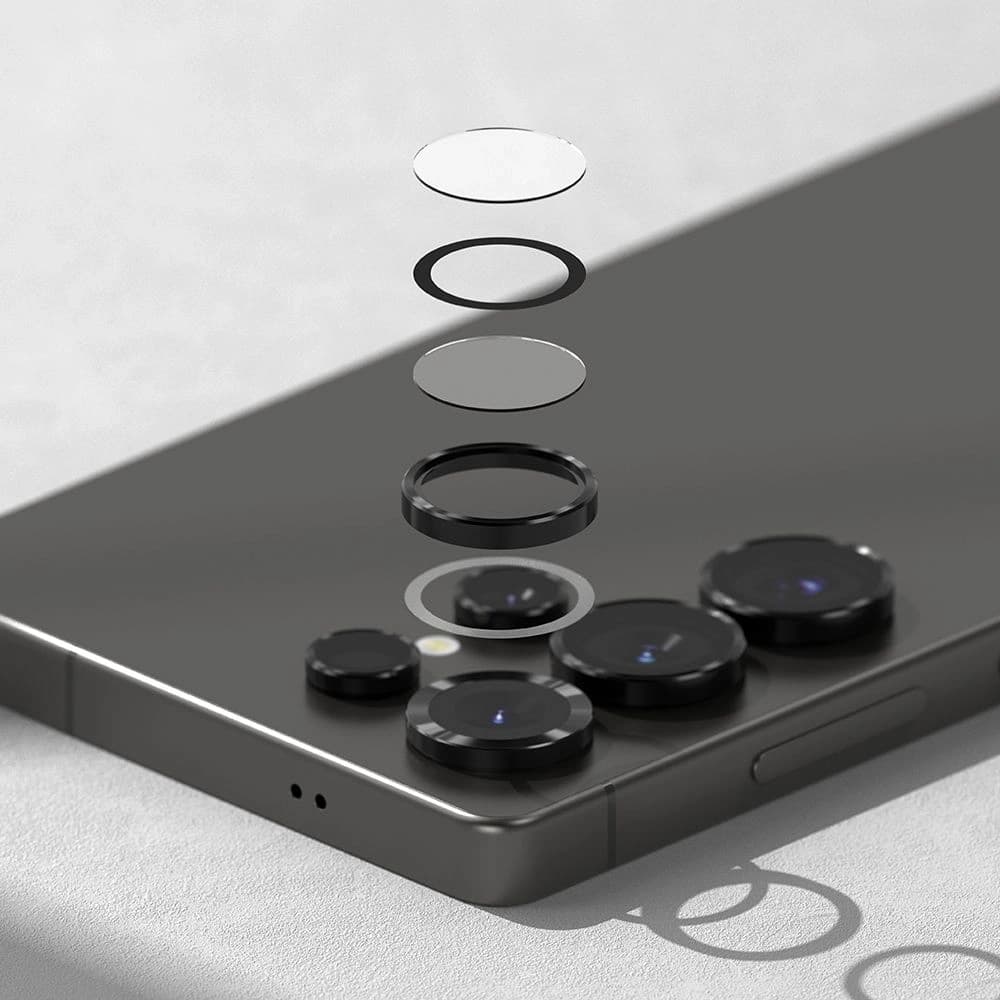 Ringke Kamera Rahmen Schutz Samsung Galaxy S25 Ultra Schwarz [2 PACK] - 4