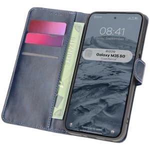 Bizon Case Pocket Samsung Galaxy M35 5G navy blue