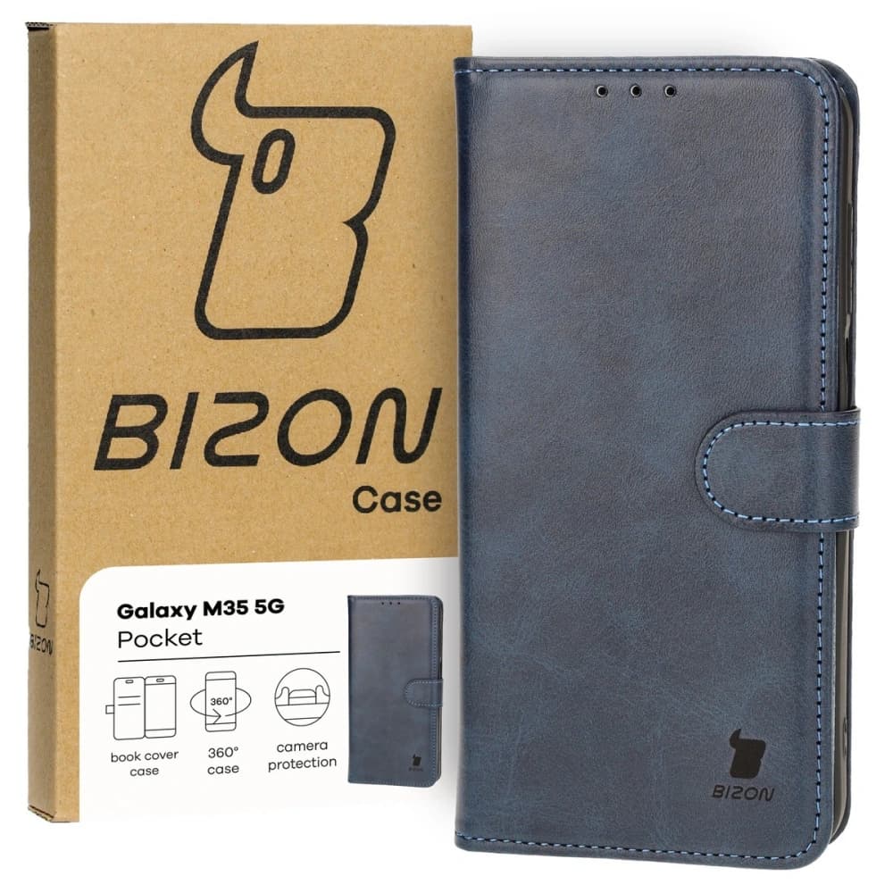 Bizon Case Pocket Samsung Galaxy M35 5G navy blau - 2