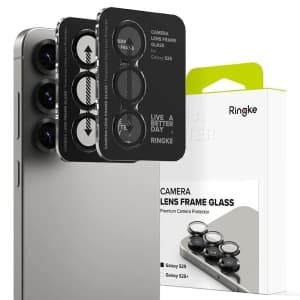 Ringke Camera Frame Protector Samsung Galaxy S25 Black [2 PACK]