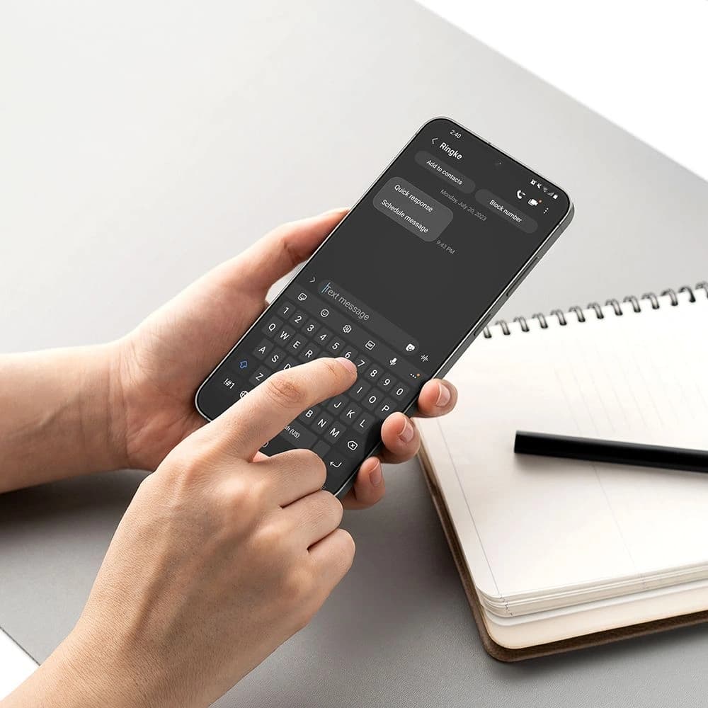 Ringke Easy Slide Samsung Galaxy S25 Clear [2 PACK] - 6