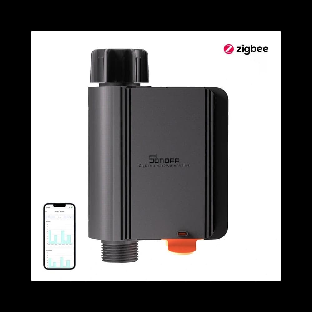 SONOFF SWV-BSP ZigBee Smart Water Valve/Counter (3/4") - 1