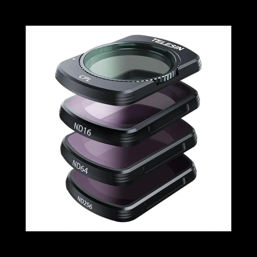TELESIN CPL + ND16/64/256 filter set for DJI Osmo Pocket 3 - 1