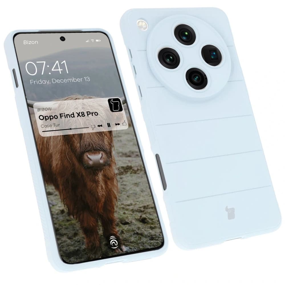 Bizon Case Tur Oppo Find X8 Pro light blue - 1