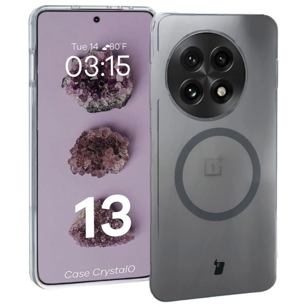 Bizon Case CrystalO OnePlus 13 klar - 1