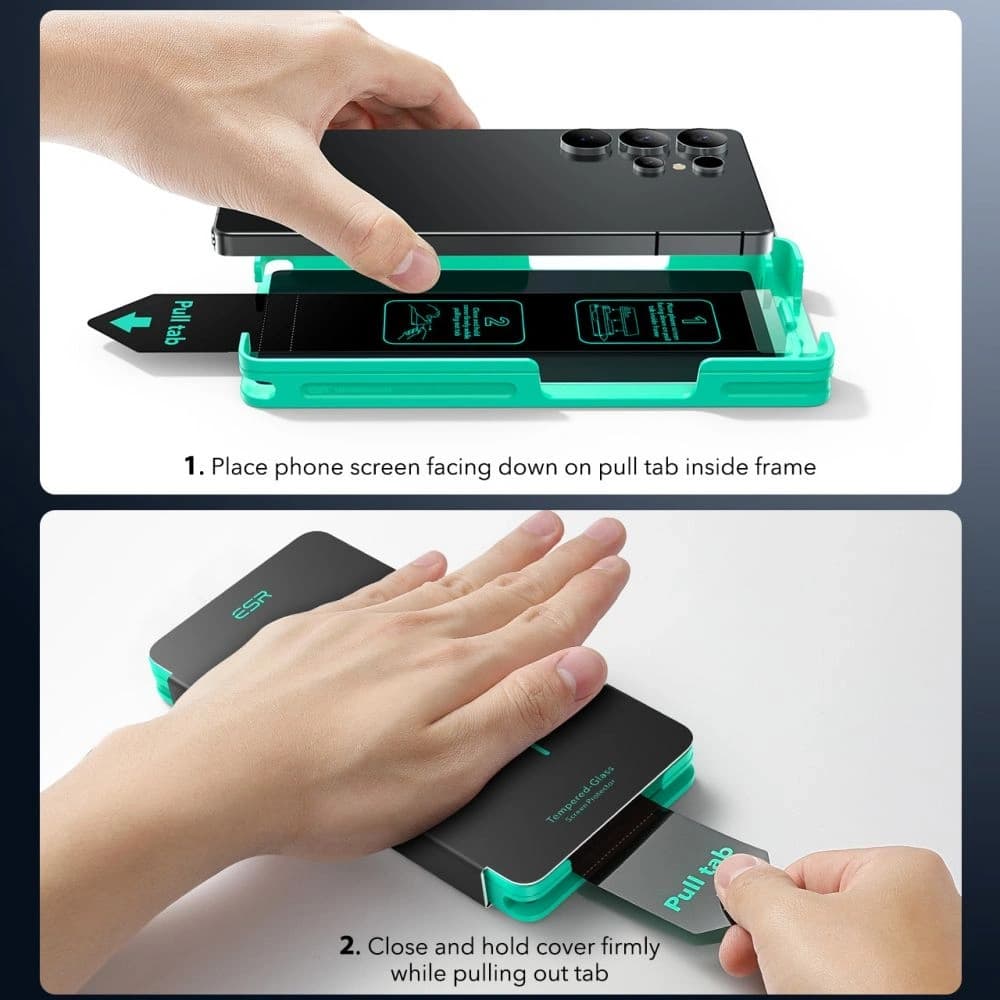 ESR gehärtetes Glas Samsung Galaxy S25 Ultra Datenschutz - 8