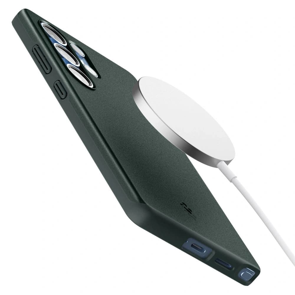 Spigen Thin Fit Mag MagSafe Samsung Galaxy S25 Ultra Abyssgrün - 10