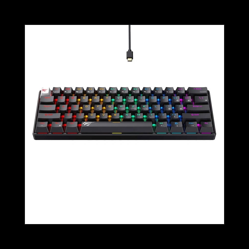 HAVIT KB903L wired mechanical / gaming RGB keyboard (black) - 2