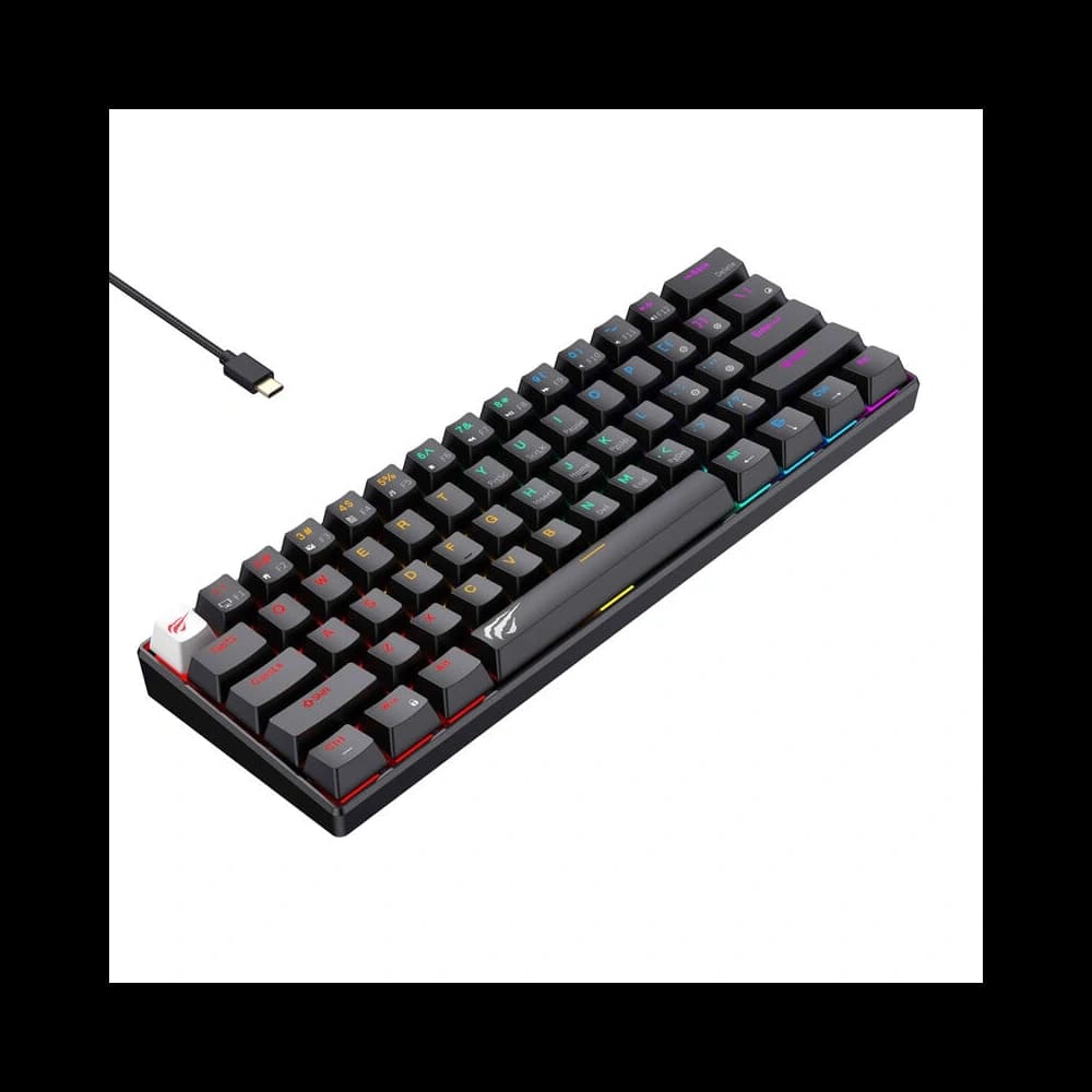 HAVIT KB903L wired mechanical / gaming RGB keyboard (black) - 3