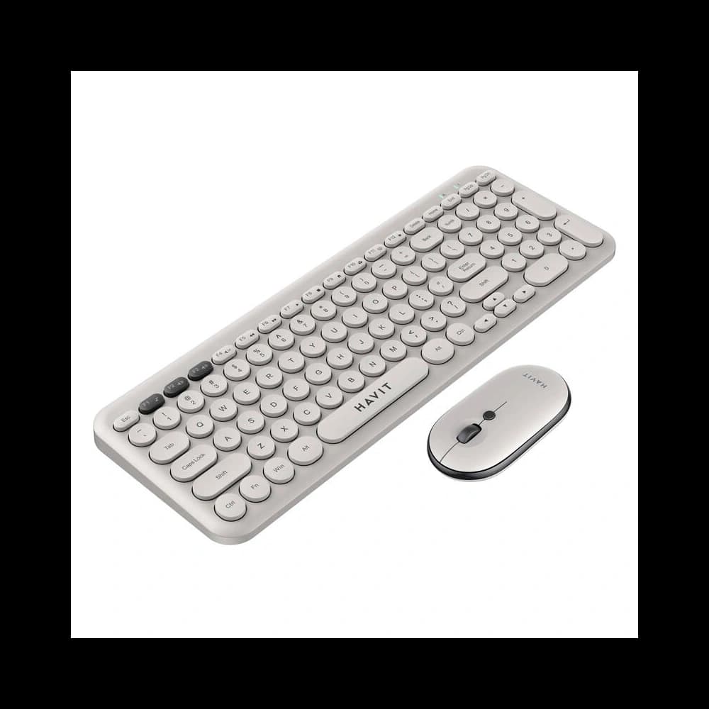 HAVIT KB254GCM wireless 2-in-1 gaming set keyboard + mouse (gray) - 2