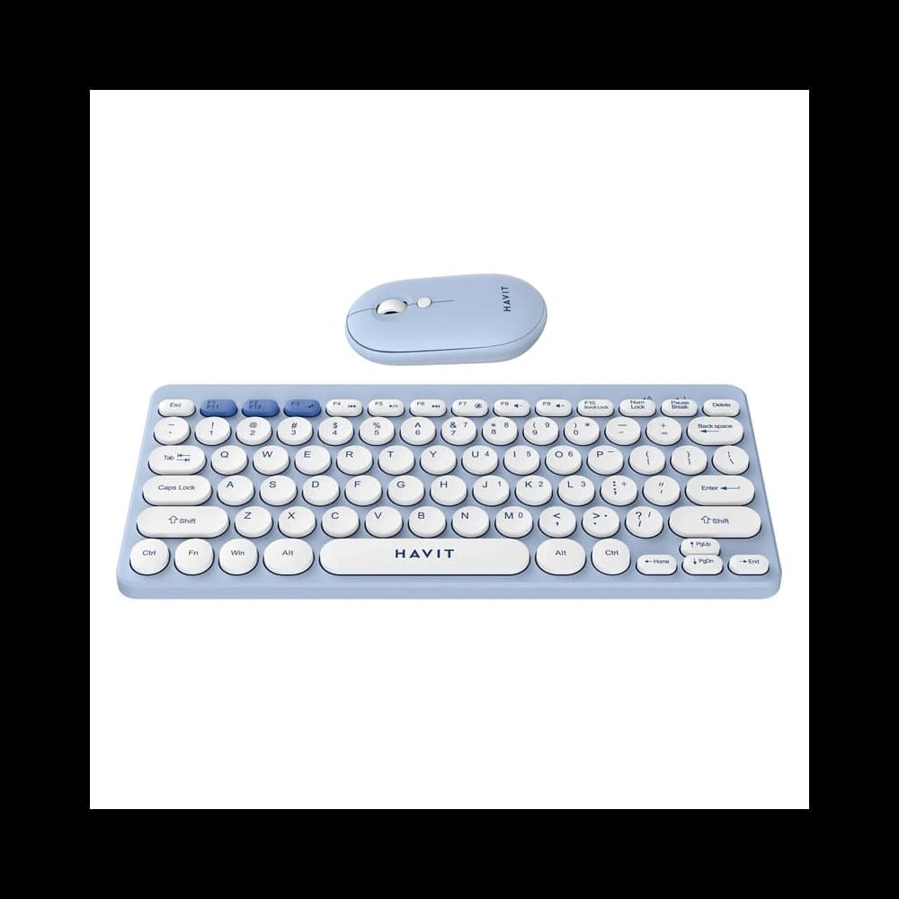 HAVIT KB279GCM wireless 2-in-1 gaming set keyboard + mouse (blue) - 2
