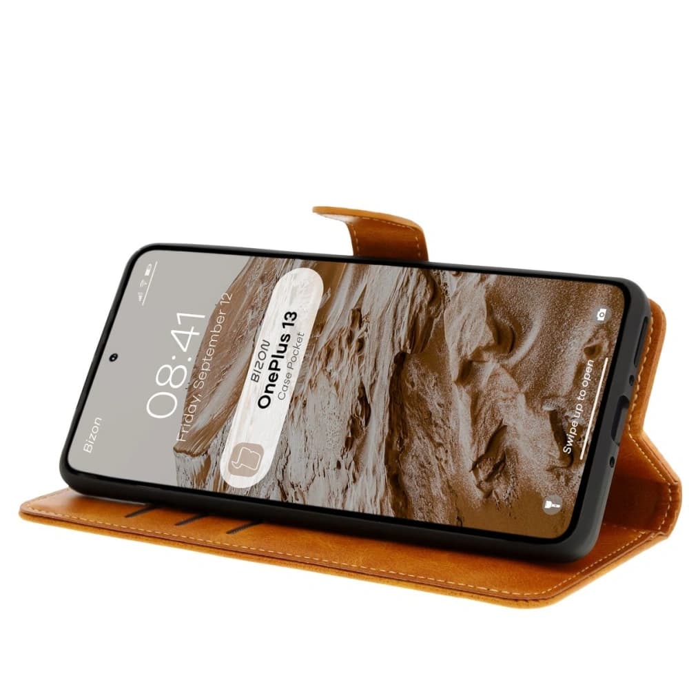 Bizon Case Pocket OnePlus 13 brown - 5