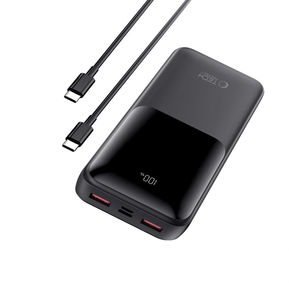 Tech-Protect PB02 Powerbank 20000mAh 22.5W Schwarz - 4