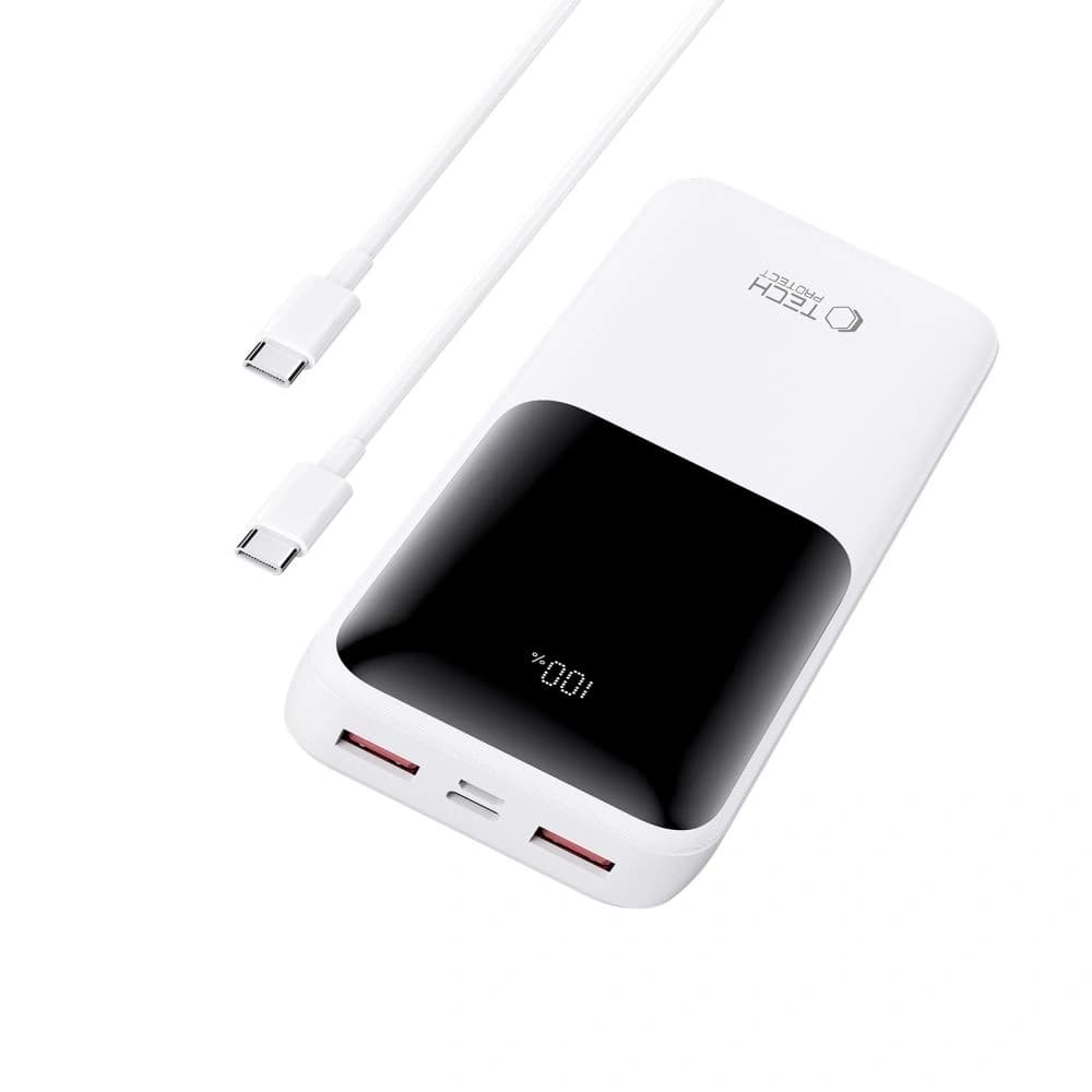 Tech-Protect PB02 Powerbank 20000mAh 22.5W White - 4