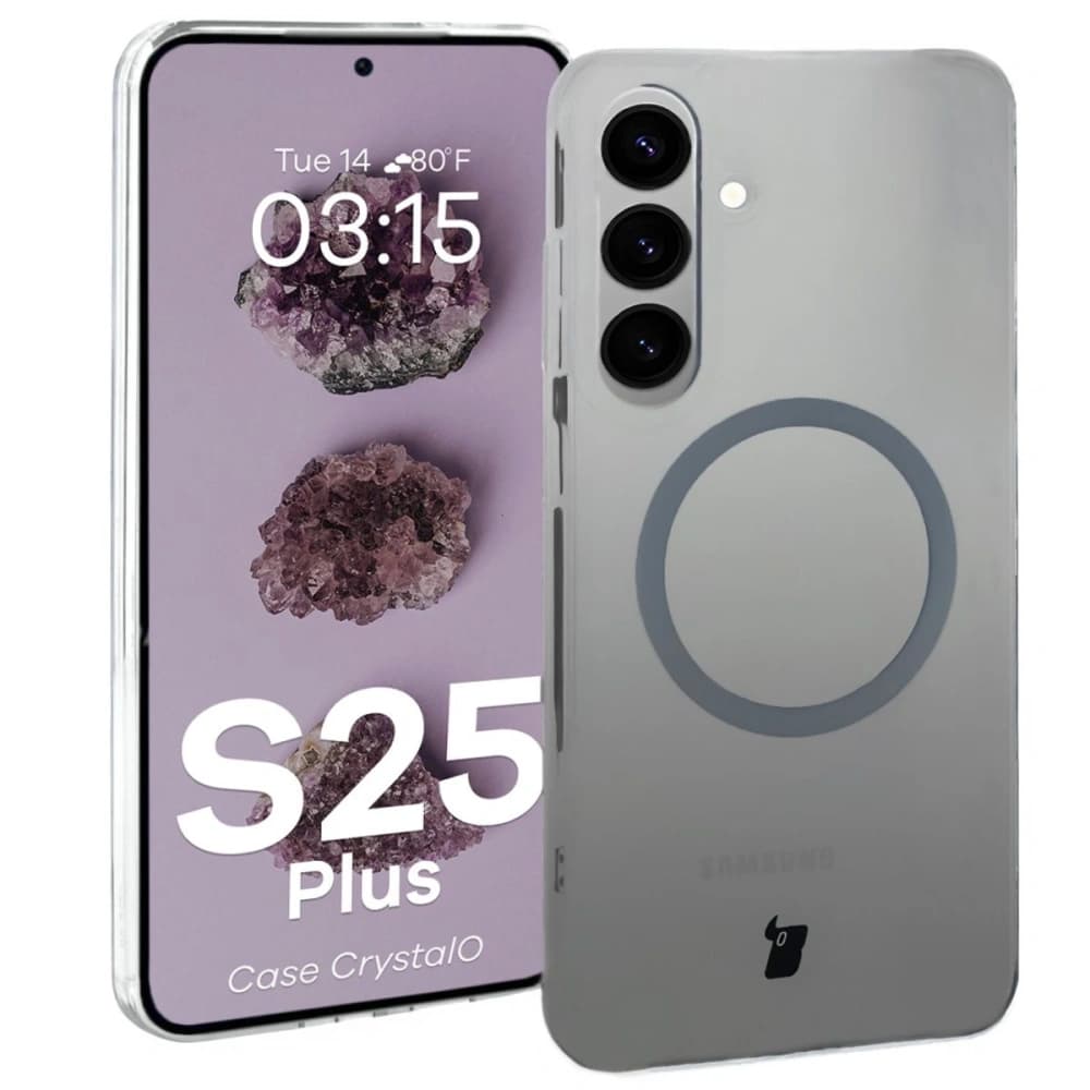 Bizon Case CrystalO Samsung Galaxy S25+ Plus clear - 1