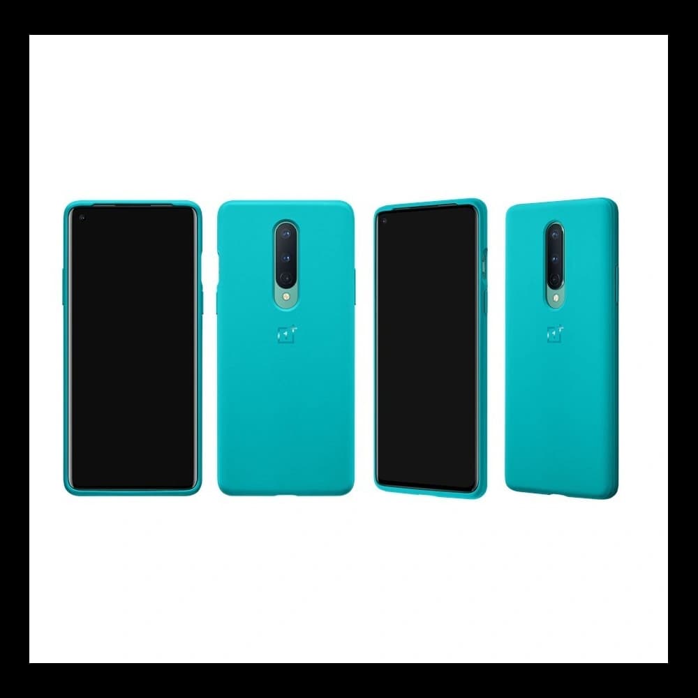 OnePlus Fall 8 Sandstein Bumper Fall Cyan - 5