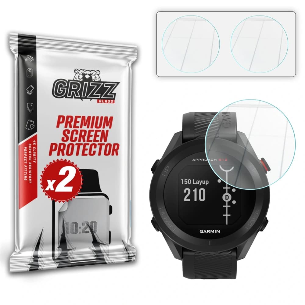 GrizzGlass HybridGlass Garmin Approach S12 - 1