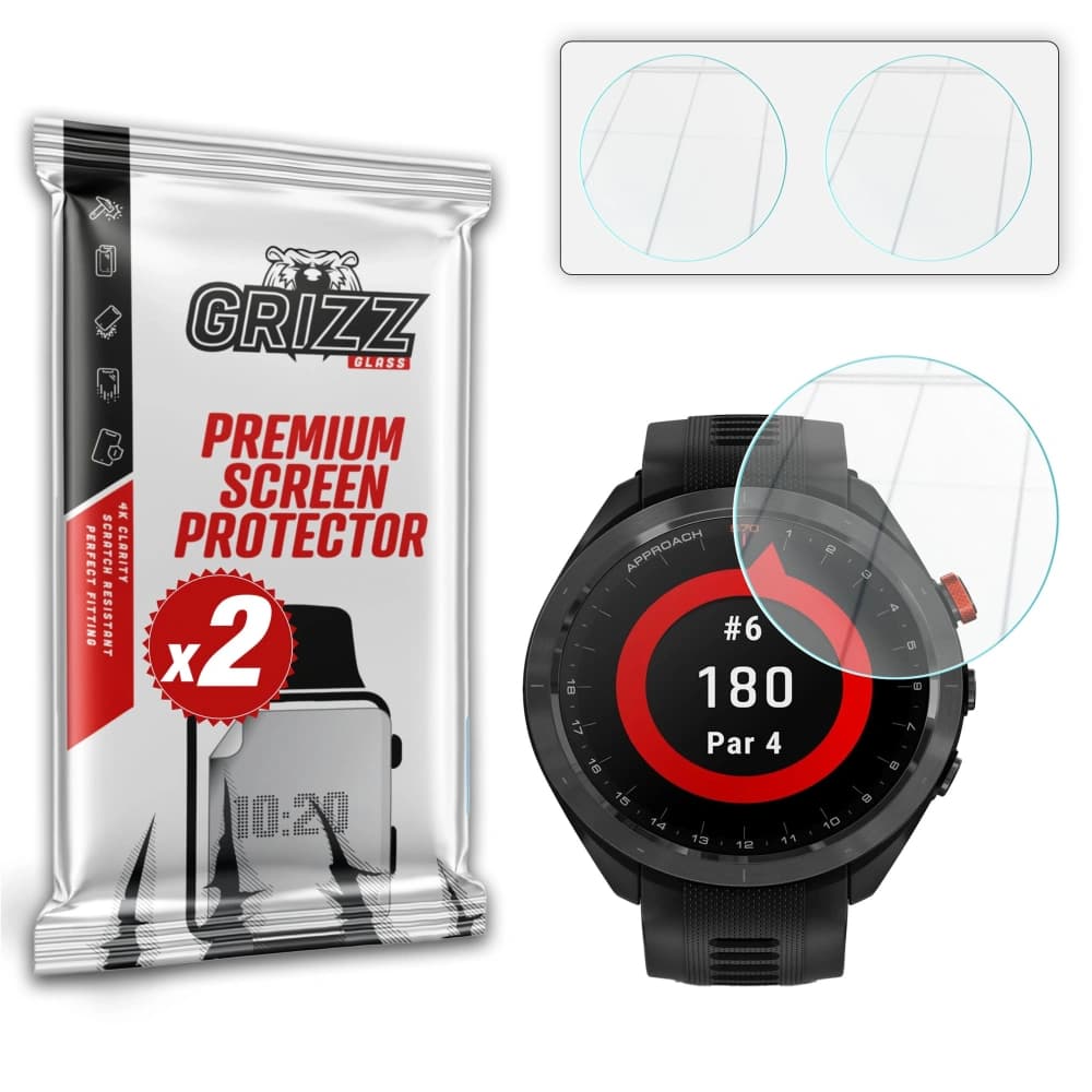 GrizzGlass HybridGlass Garmin Approach S70 47mm - 1