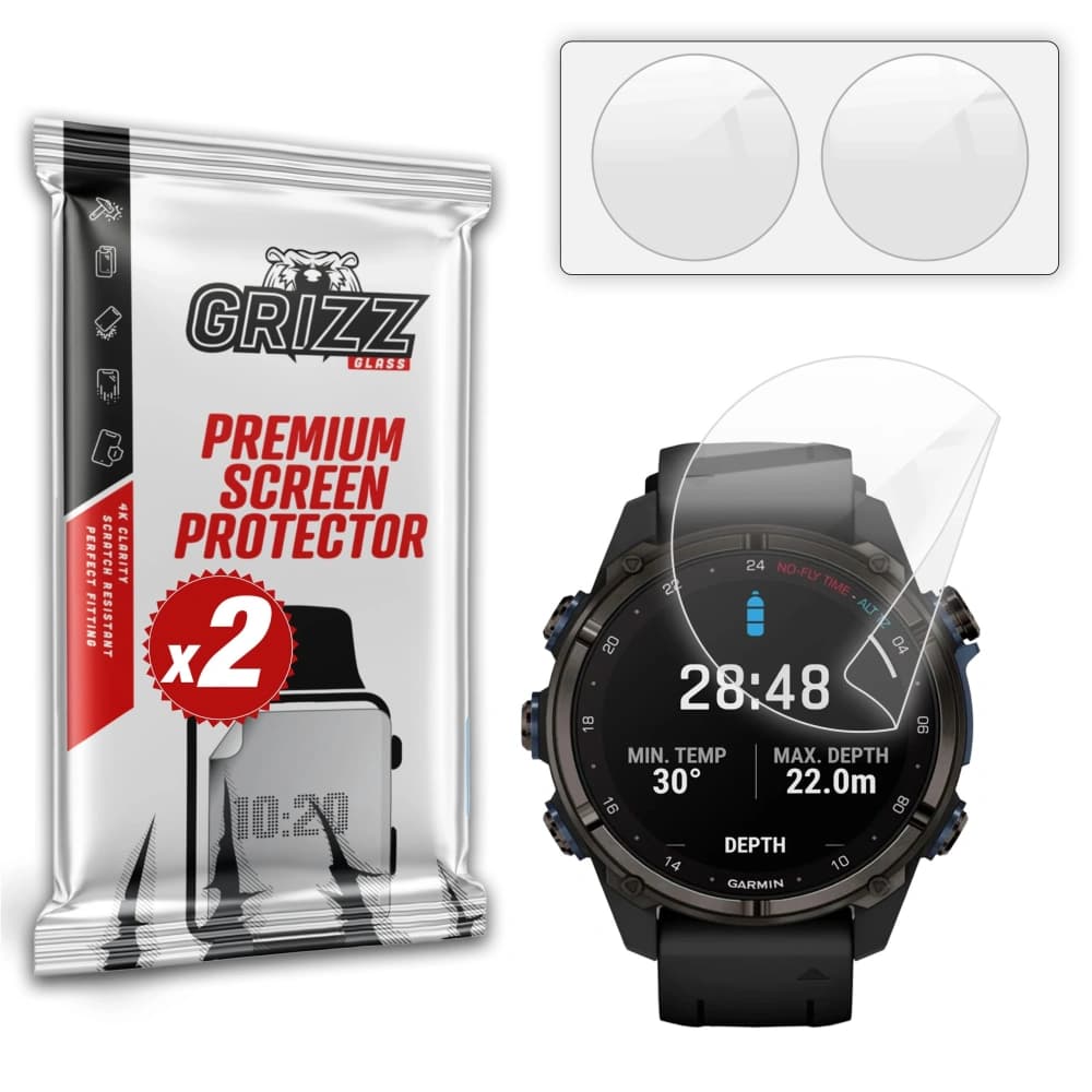GrizzGlass CeramicFilm Garmin Descent Mk3 43mm - 1