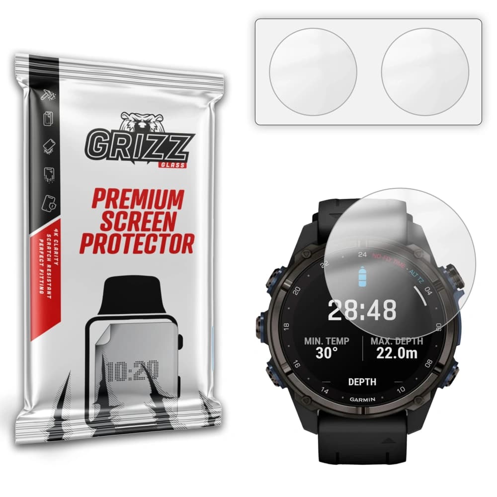 GrizzGlass PaperScreen Garmin Descent Mk3 43mm - 1