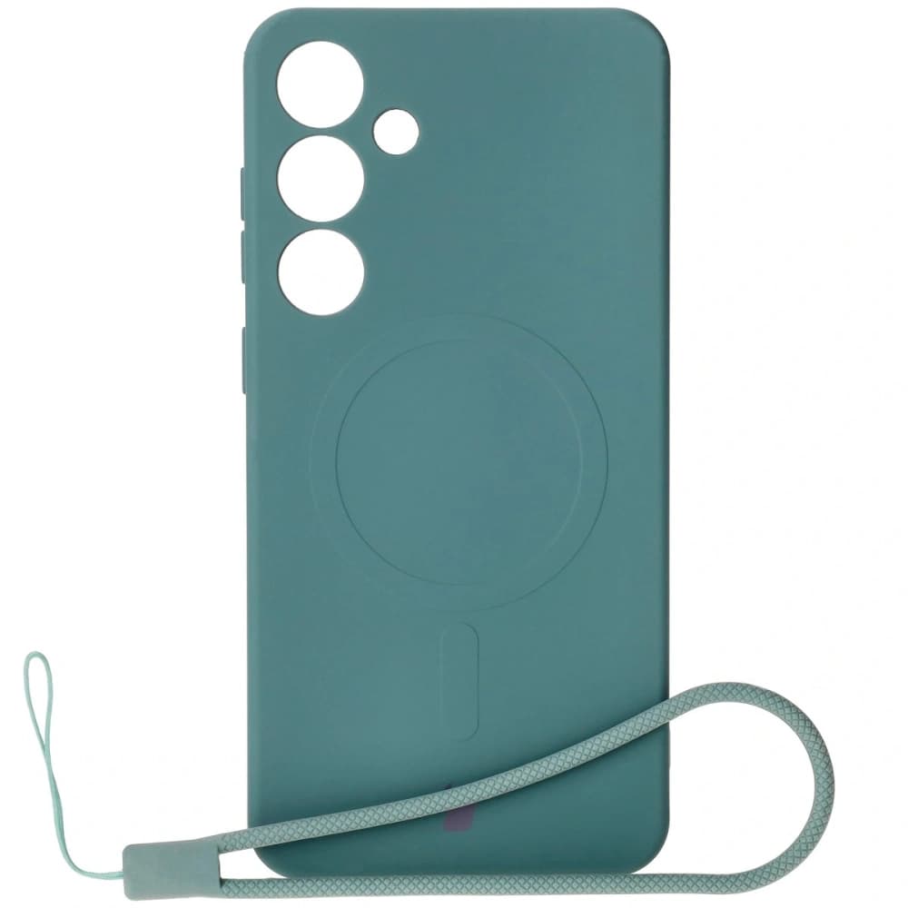Bizon Case Silicone Magnetic Samsung Galaxy S25+ Plus / S24+ Plus dark green - 2
