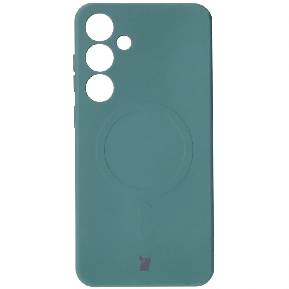 Bizon Case Silicone Magnetic Samsung Galaxy S25+ Plus / S24+ Plus dark green - 3