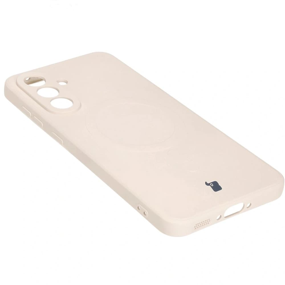 Bizon Case Silicone Magnetic Sq Samsung Galaxy A36 5G beige - 5