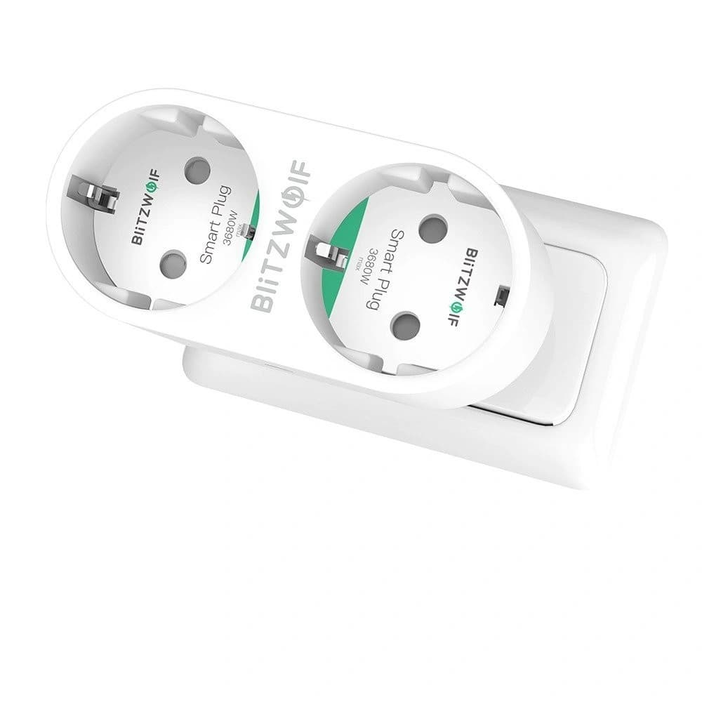 Blitzwolf BW-SHP7 3680W EU Dual WiFi Smart Socket - 3