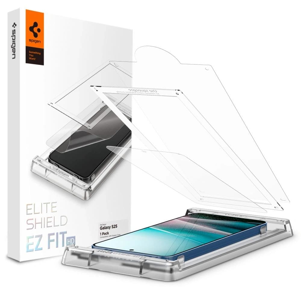 Spigen Elite Shield ez Fit HD Samsung Galaxy S25 Clear - 1