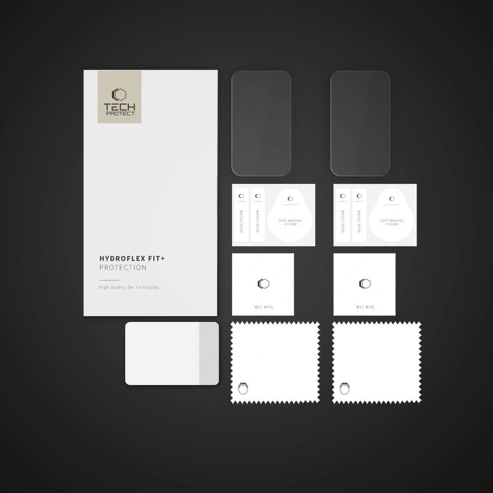 Tech-Protect Hydroflex Fit+ Xiaomi Smart Band 9 Active Clear [2 PACK] - 4