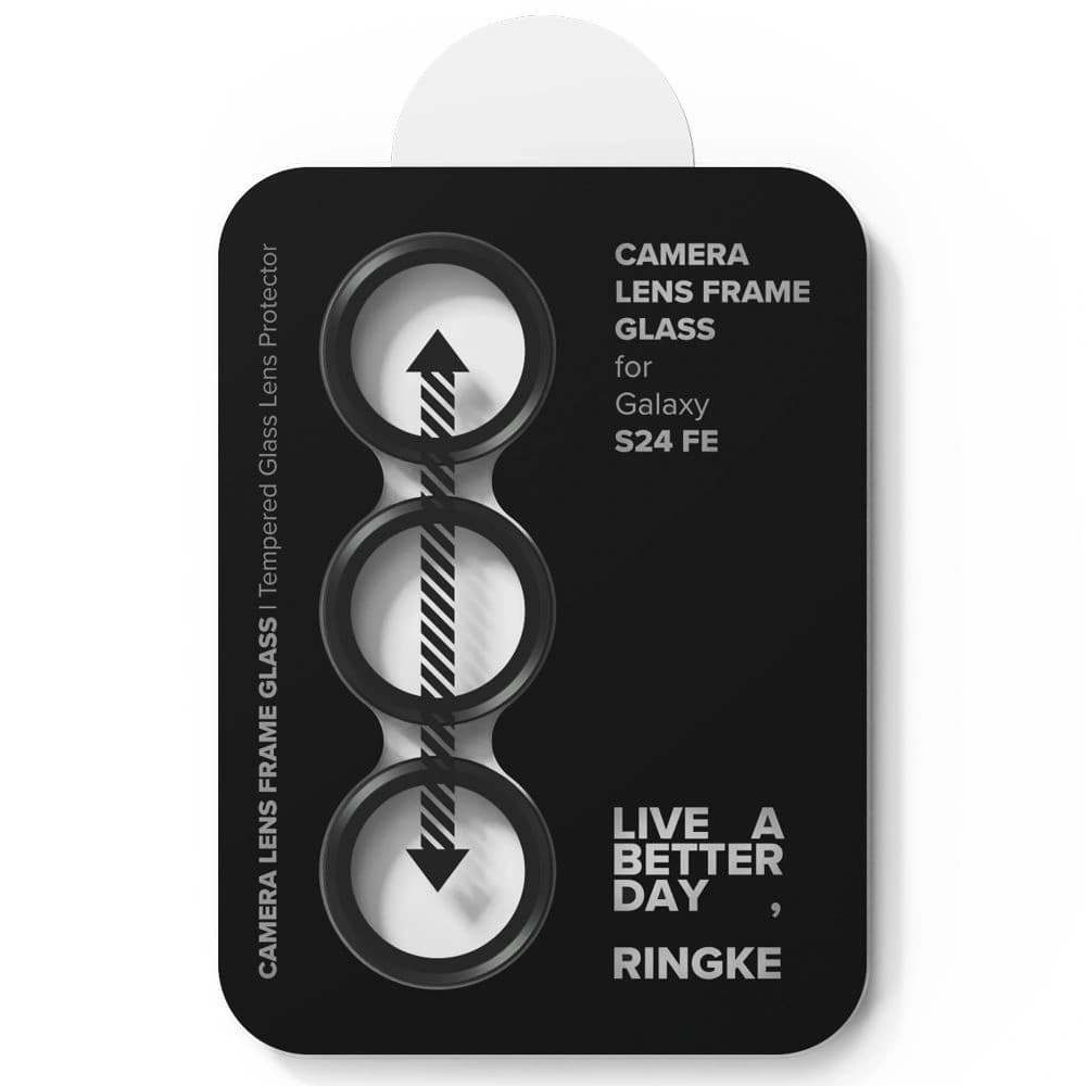 Ringke Camera Frame Protector Samsung Galaxy S24 FE Black [2 PACK] - 2