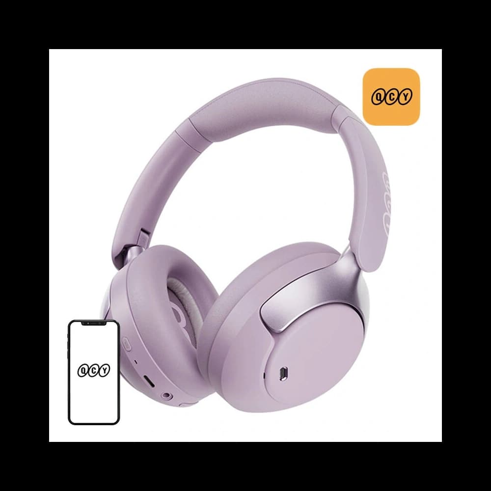 QCY H3 Pro ANC Bluetooth 5.4 LDAC/AAC/SBC kabellose In-Ear Kopfhörer (lila) - 1