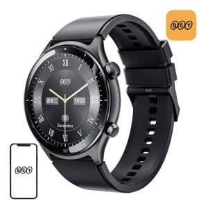 Smartwatch QCY GT3 S7 AMOLED 1.43" 3ATM (czarny)