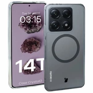 Bizon Case CrystalO Magnetic Xiaomi 14T klar